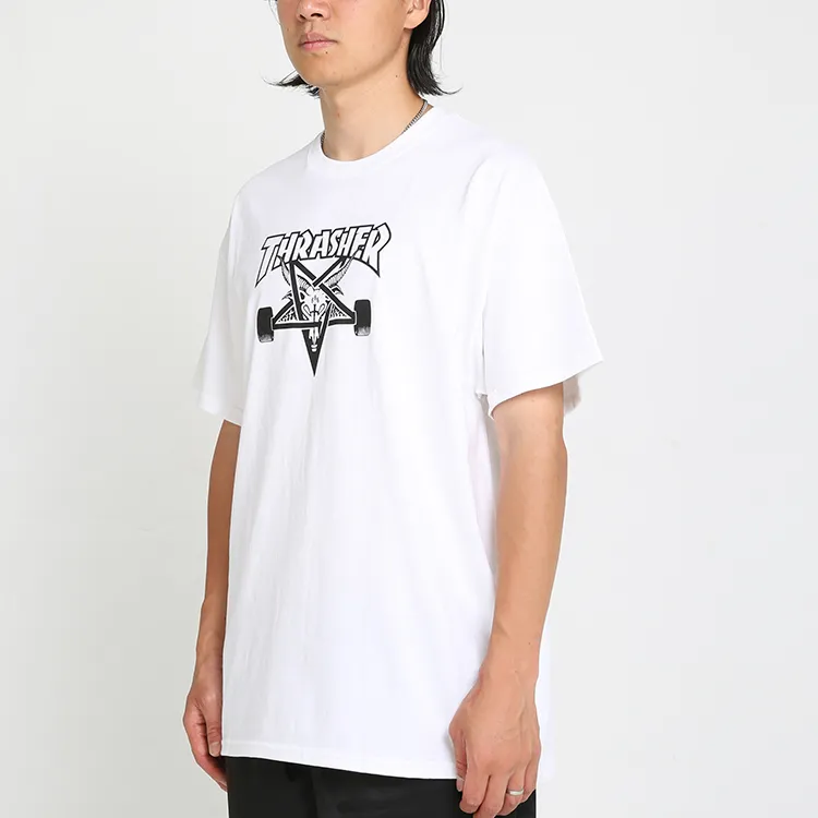 Thrasher T-Shirt US Version Unisex White-2