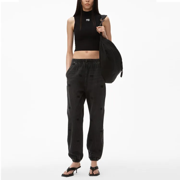 Alexander Wang Sports Pants Women's Dark Gray-2