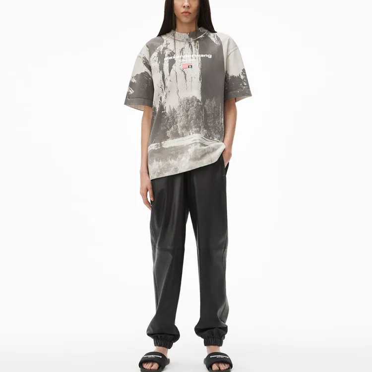 Alexander Wang T Shirts Men Gray-3