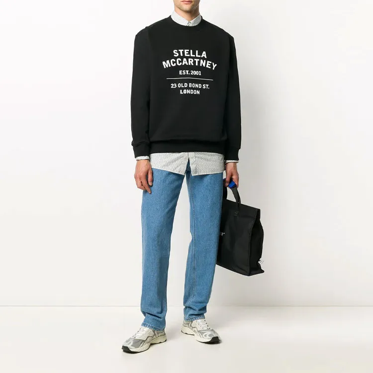 Stella McCartney Sweatshirts Unisex Black-3