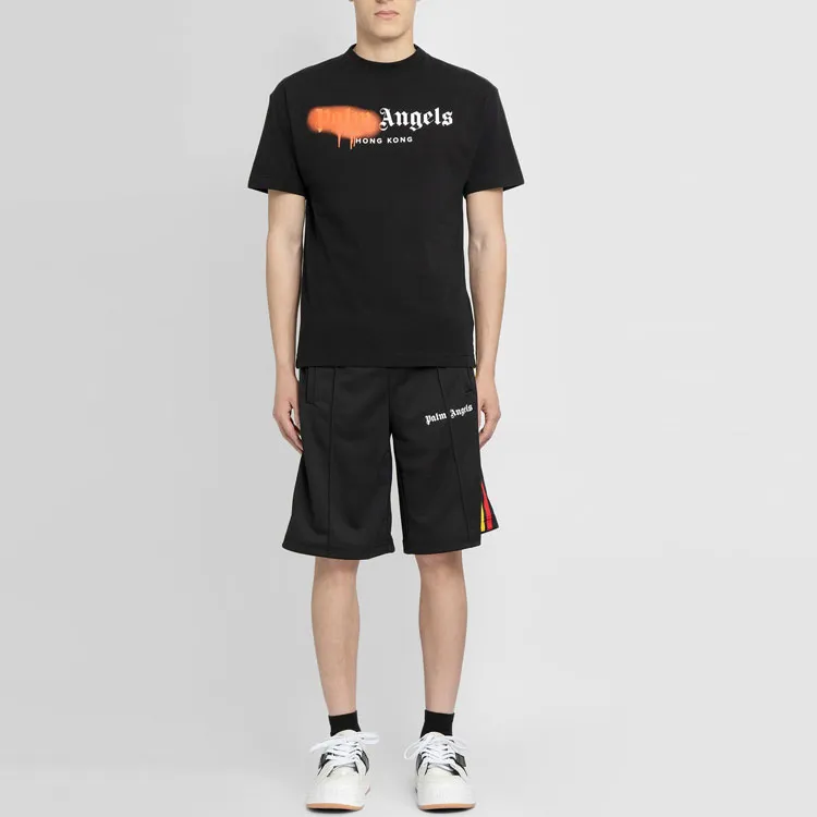 PALM ANGELS Exodus Track Shorts-4