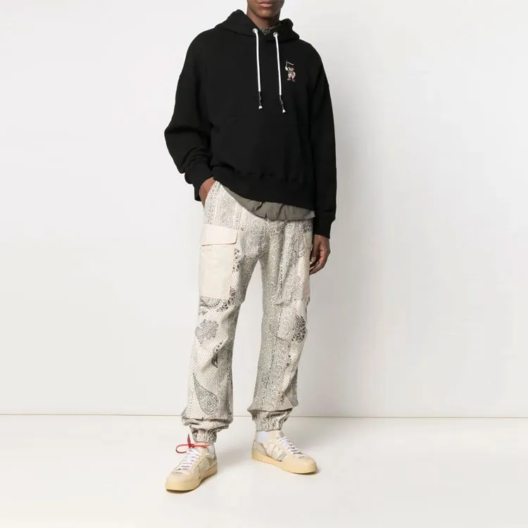 PALM ANGELS Small Pirate Bear Hoodie-1