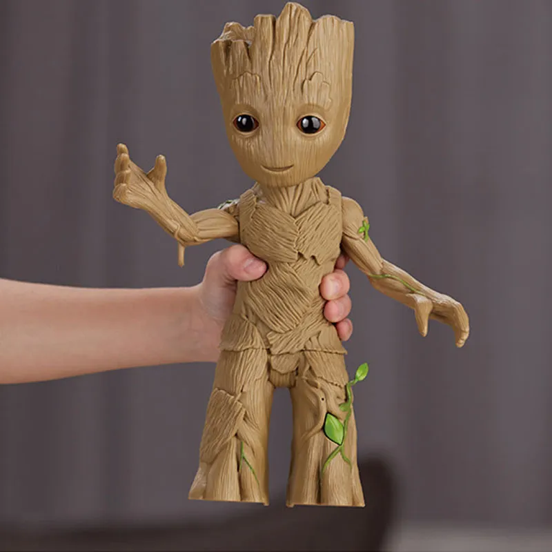 Hasbro Groot Hasbro Guardians Of The Galaxy 2 Baby Groot With Sound And Light 28cm Scale Figures-1