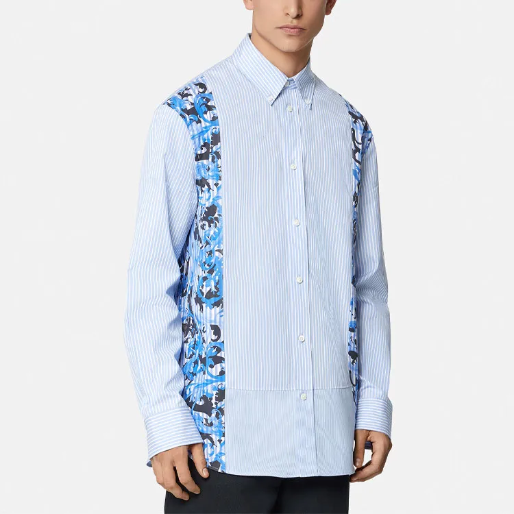 VERSACE Shirts Men Blue-1