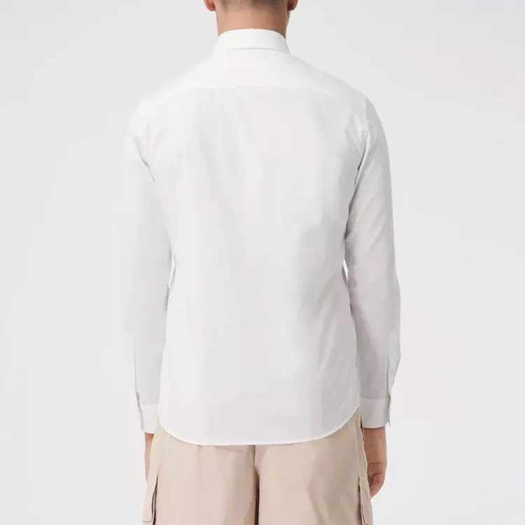 Burberry Shirts Men White-2