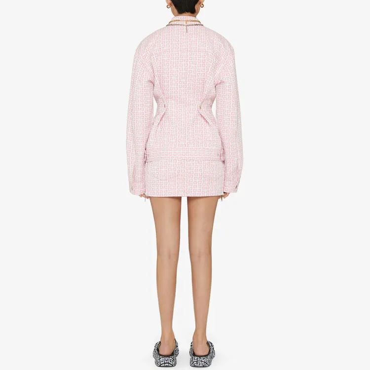 Givenchy Denim Short Skirts Women's Pink-1