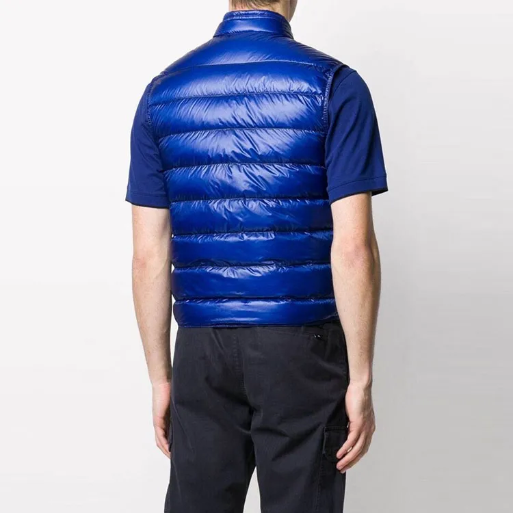 Moncler Gui Series Vests Men Blue-3