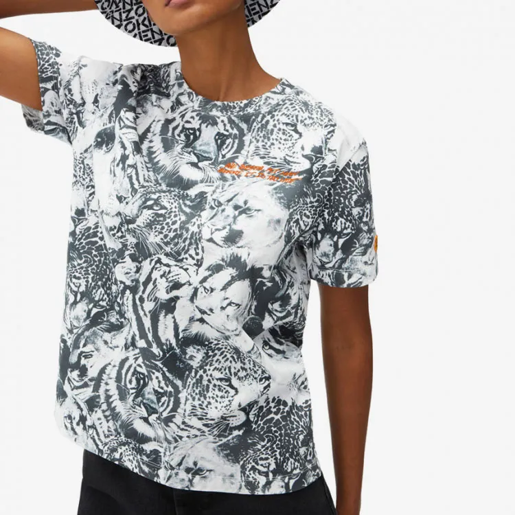 KENZO X Wwf Skate T-Shirt 'Black/White' From The Closet Of Lexie Liu-3