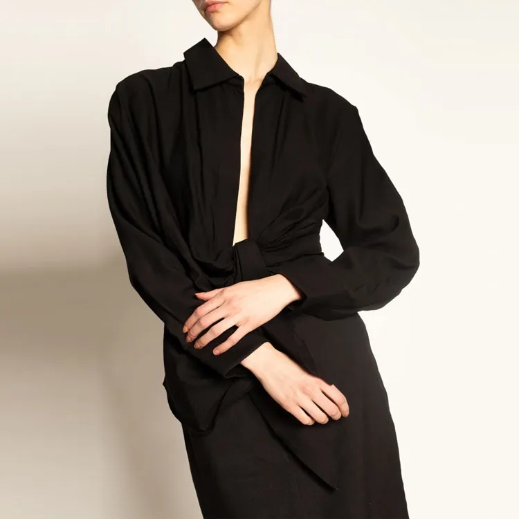 Jacquemus La Chemise Bahia Top 'Black'-1