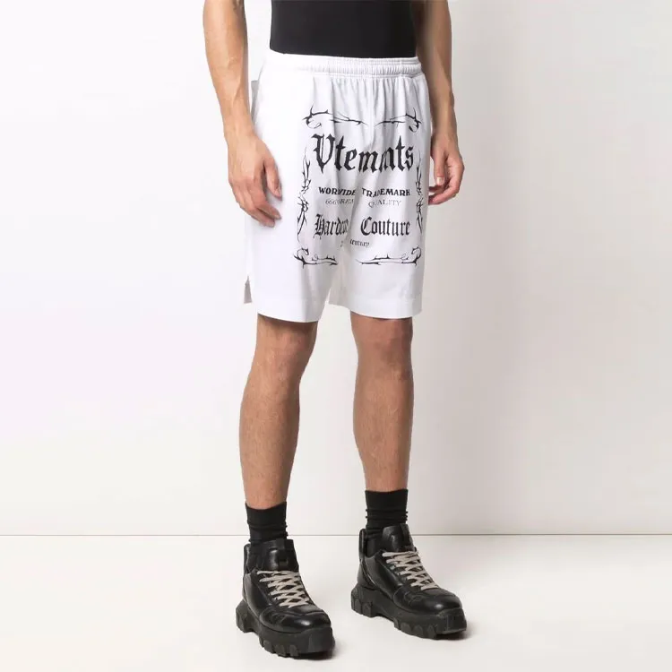 Vetements Black Label Logo Shorts-3