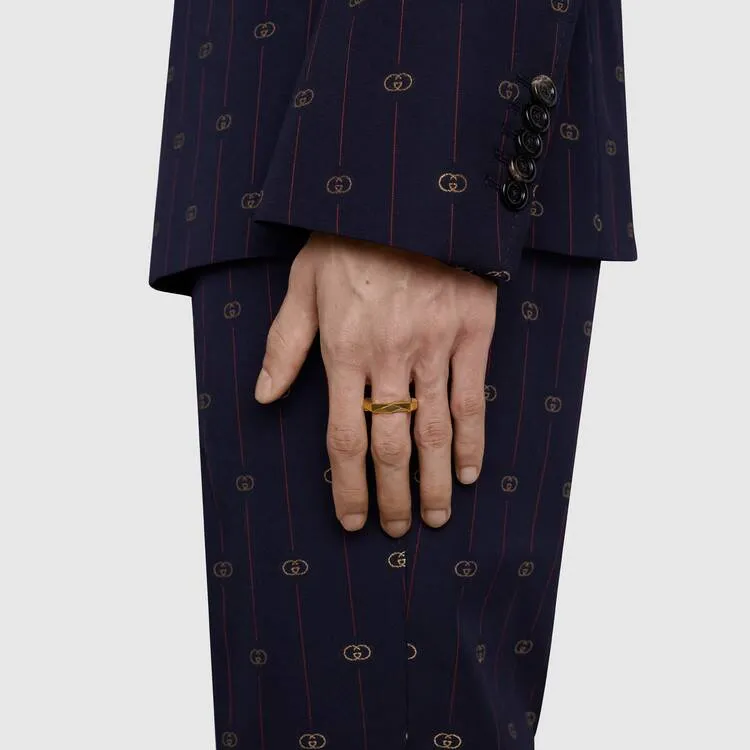 GUCCI Link To Love Series Rings Unisex-6