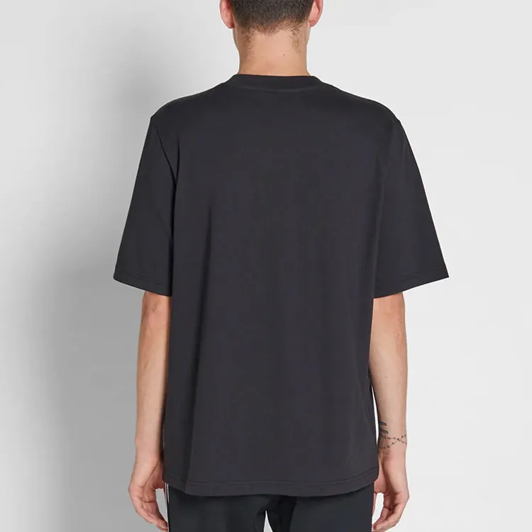 Adidas Originals Drop Shoulder Sleeve T Shirt Men's Black-4