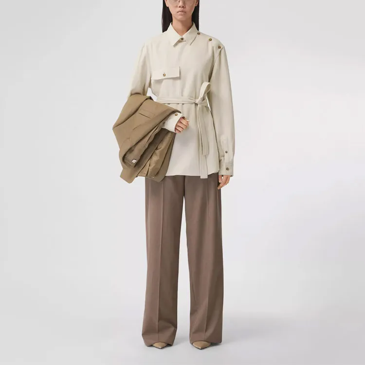 Burberry Shirt Women's Light Brown-1