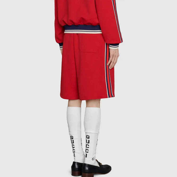 GUCCI Casual Shorts Men Red-2