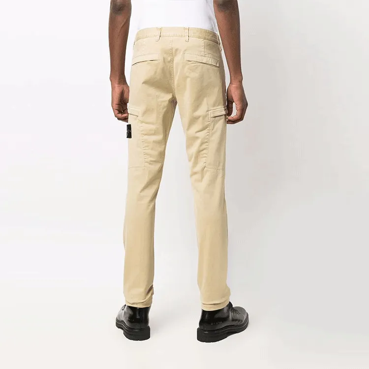 STONE ISLAND Casual Pants Men Yellow-3