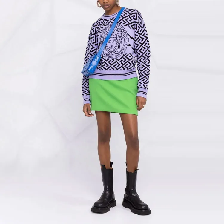 VERSACE Sweaters Women's Purple-2