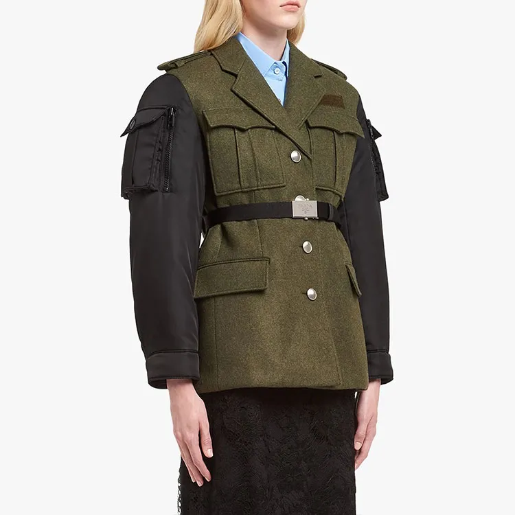 PRADA Jackets Women's Green-3