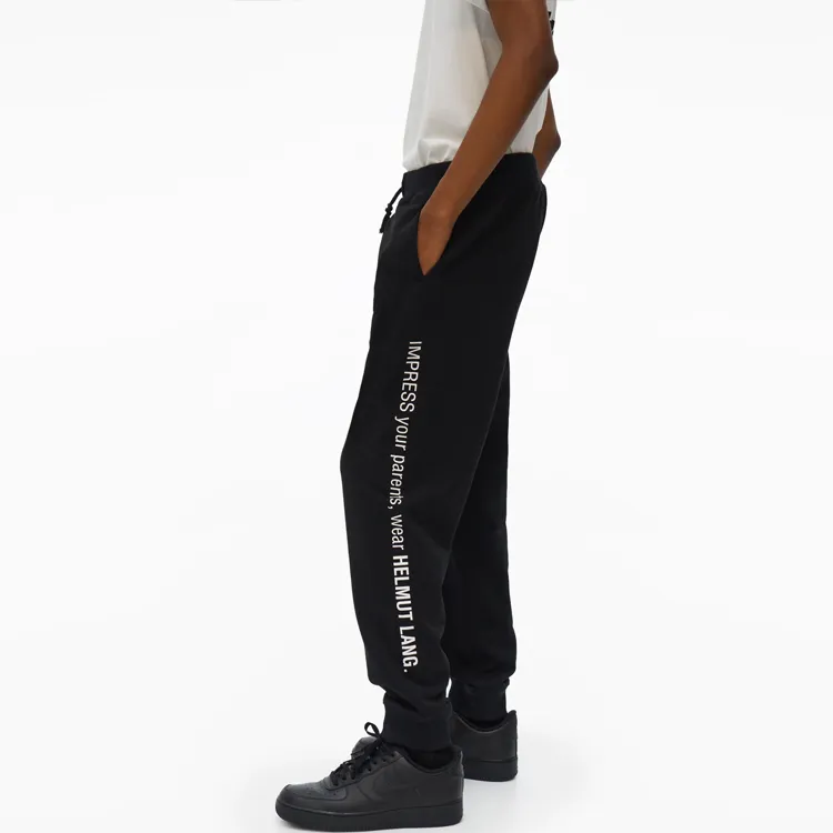 Helmut Lang Impress Slogan print Track Pants-4