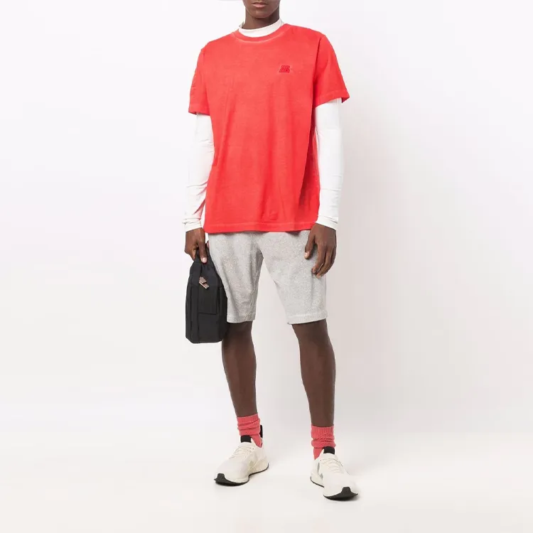 Helmut Lang T-Shirts Men Bright Orange-1
