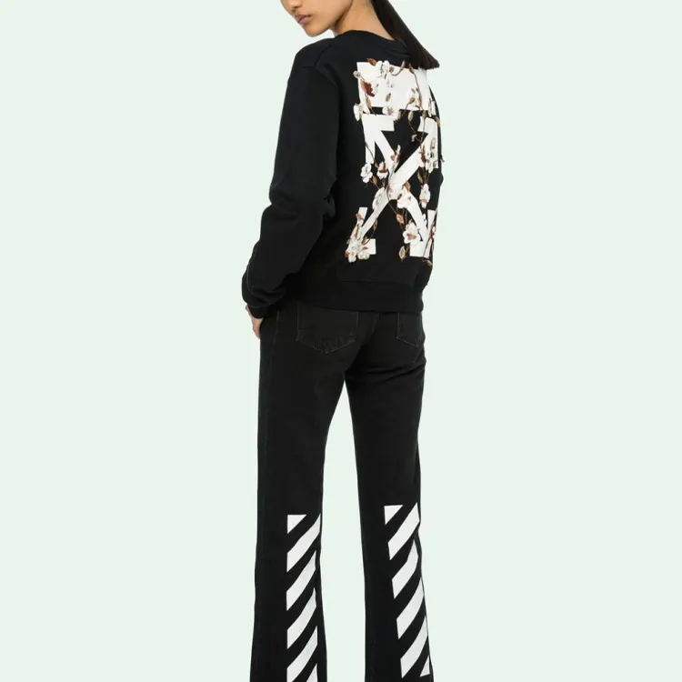 OFF WHITE SS19 Sweatshirts Women's Black-4