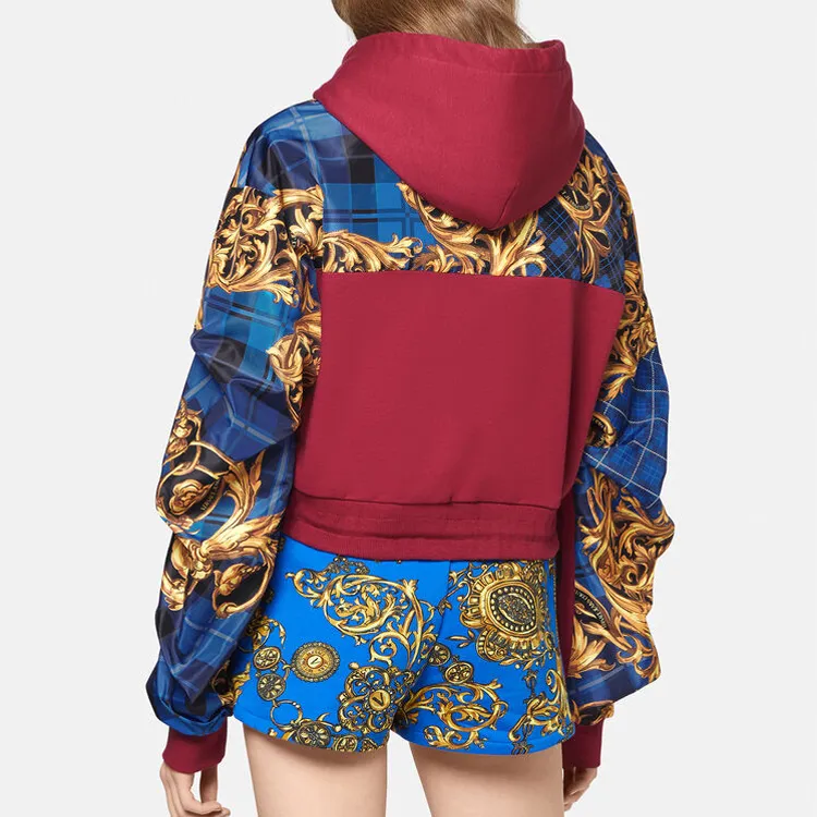 VERSACE Sweatshirts Women's Burgundy-2