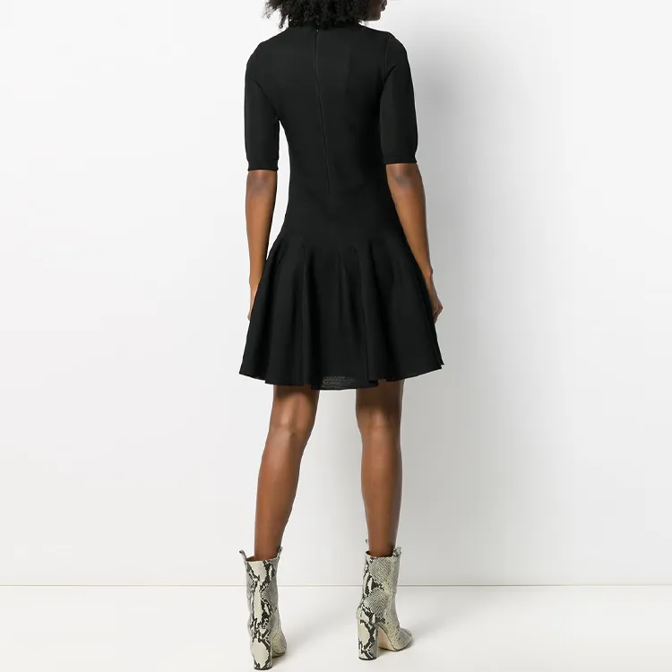 Givenchy Short Sleeved Dress Women's Black-4