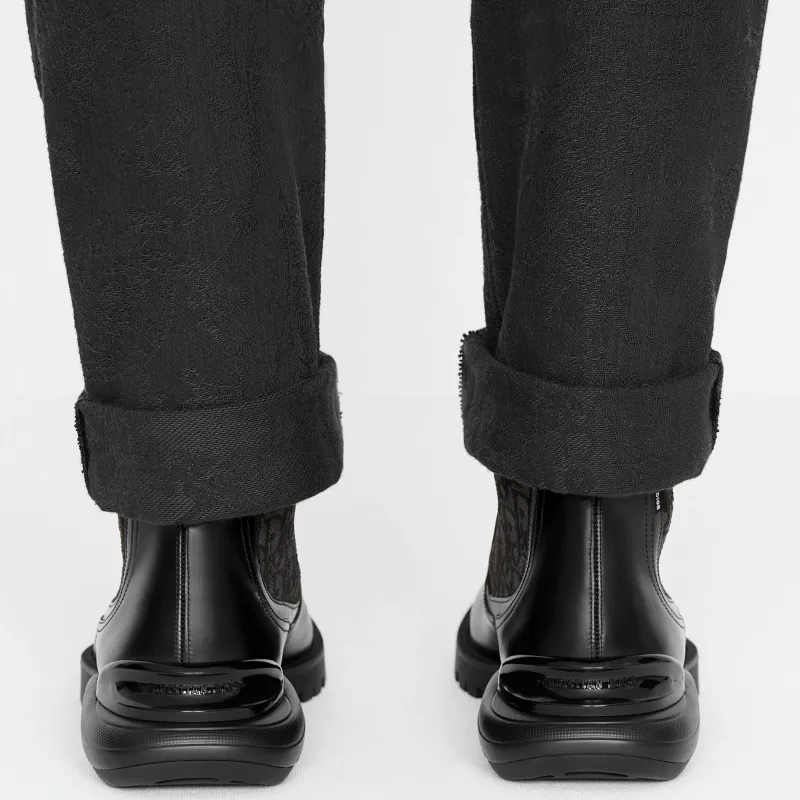 DIOR Chelsea Boots Men Black-5