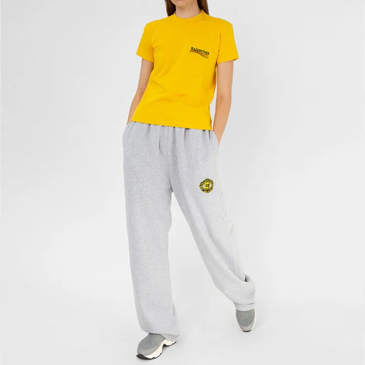 Balenciaga T Shirt Women's Yellow-1