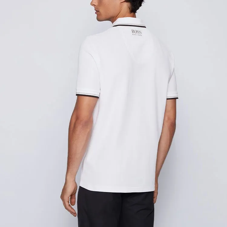 HUGO BOSS Polo Shirts Men White-2