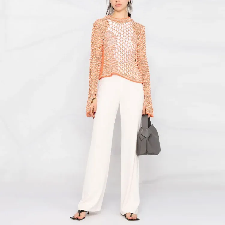 Acne Studios FW21 Fitted Sweater Women's Orange-1