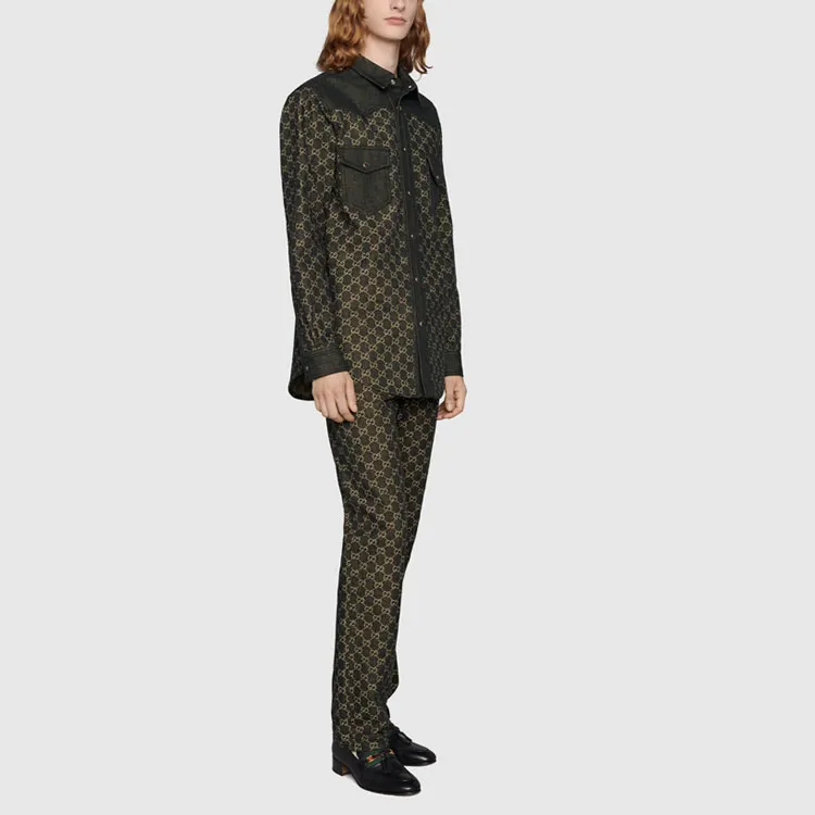 GUCCI Shirts Men Black-1