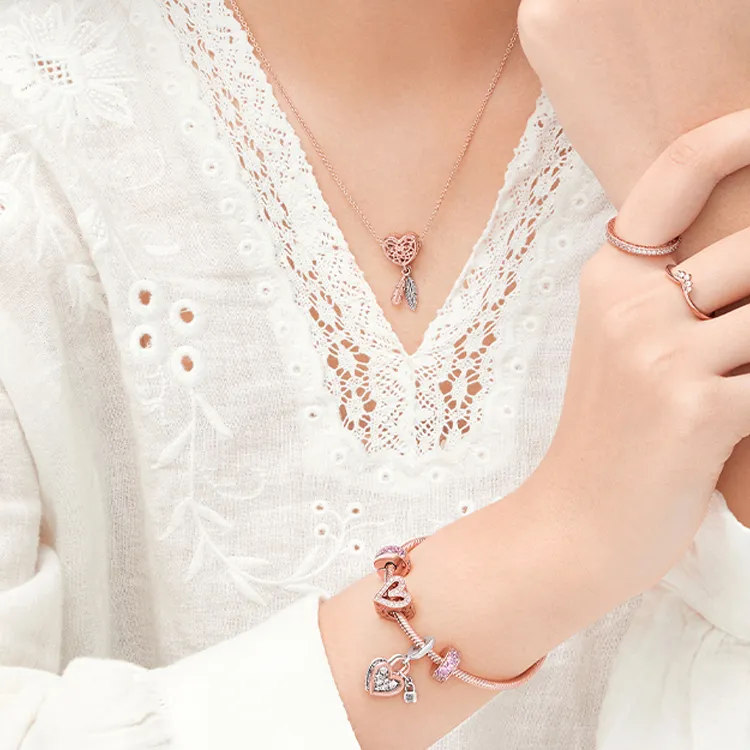 Pandora Bracelets Women's Rose Gold-1