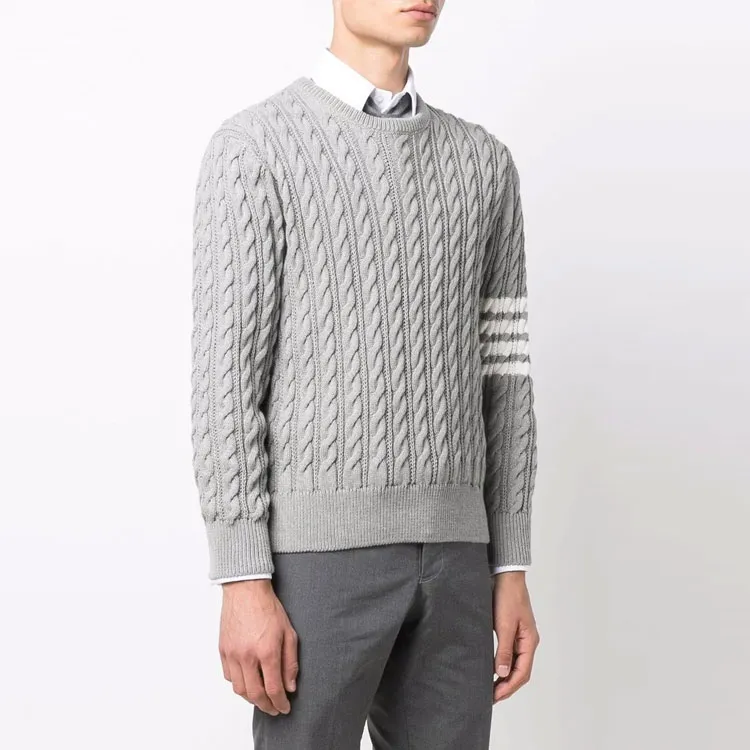 THOM BROWNE· SS22 Sweater Men's Gray-2