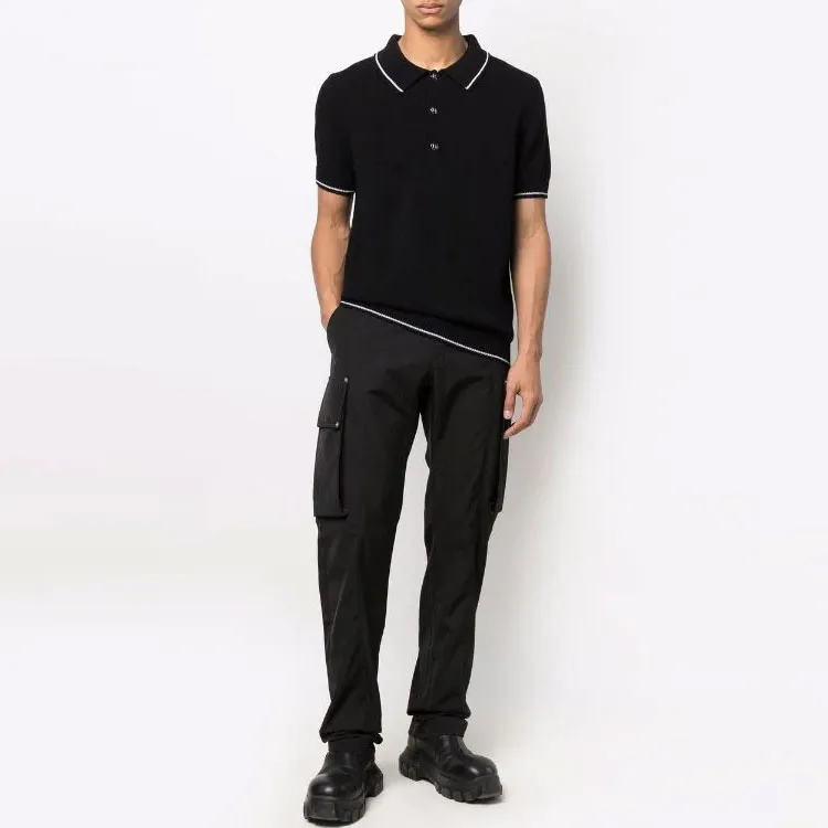 BALMAIN Polo Shirts Men Black-1