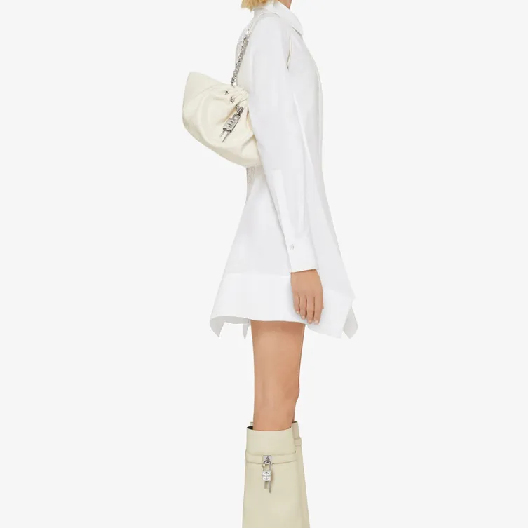 Givenchy 4G Soft Sheepskin Shoulder Bag Handbags Shoulder Bags Women's Ivory-5