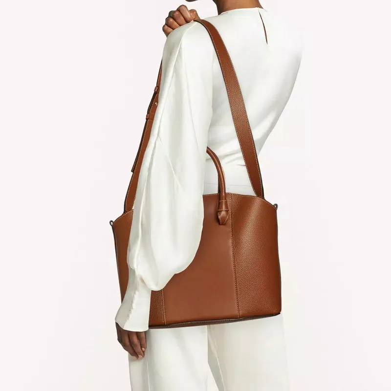 Furla Cow Leather Portable Crossbody Bag, Shoulder Bag Tubas Women's Brown-4