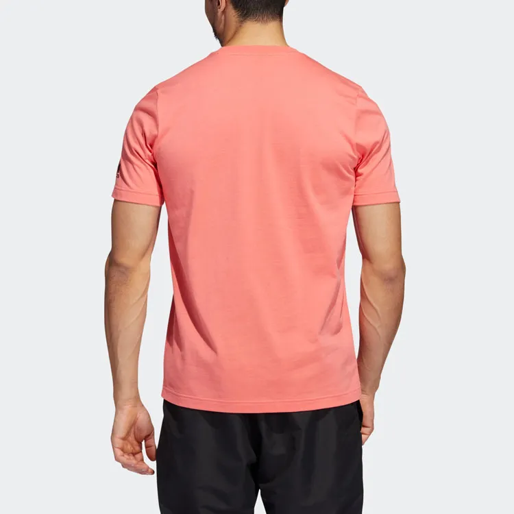 Adidas Set in Sleeve T Shirt Men's Pink-2