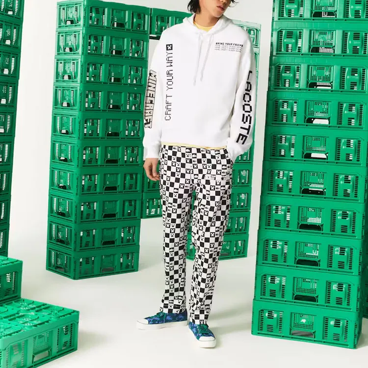 LACOSTE Sweatshirts Men White-2