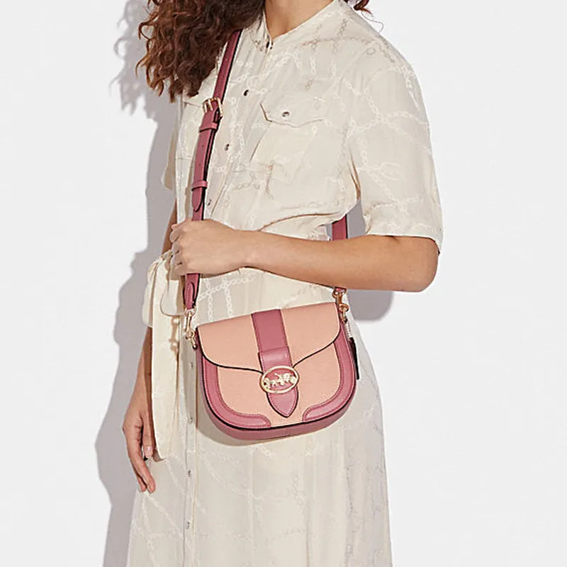 COACH Georgie Leather Dionysus Shoulder Bag, Saddle Bag, Shoulder Bag Women's-3