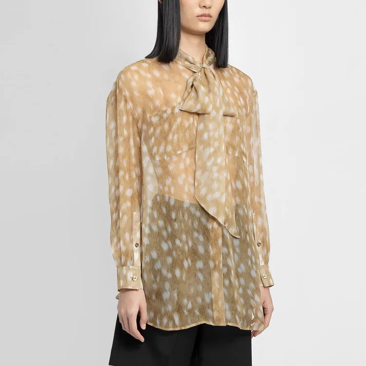 Burberry Shirts Women's Honeys Beige-3