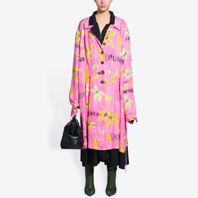 Balenciaga FW21 Long-Sleeved Dresses Women's Black-2