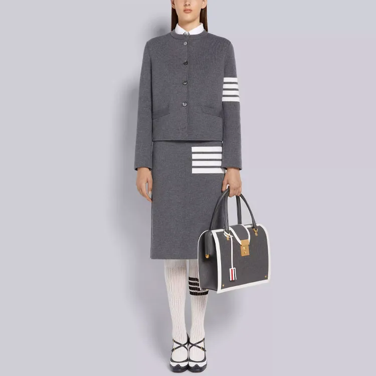 THOM BROWNE· Casual Long Skirt Women's Gray-1