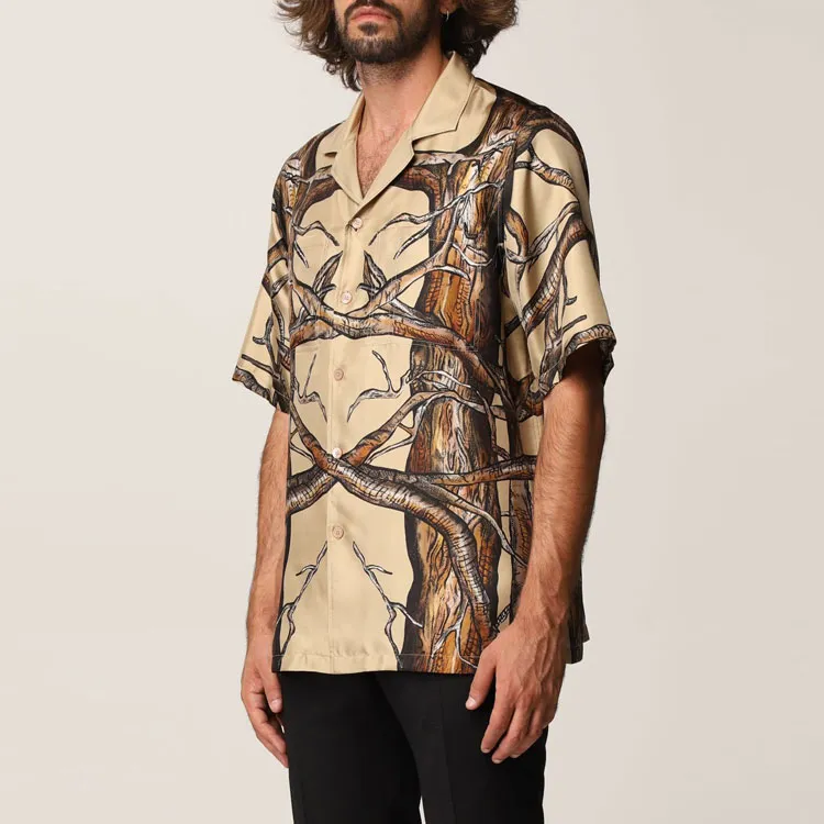 Burberry Shirts Men Beige-4