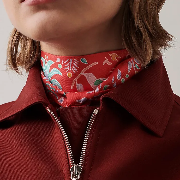 HERMES HERMES Luggage Collection Silk Scarves Women's-1