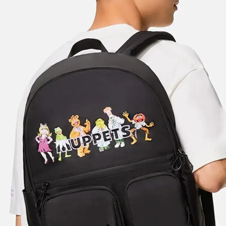LiNing Marvel, Collaboration Fabric Backpack Regular Unisex Pure Black-2