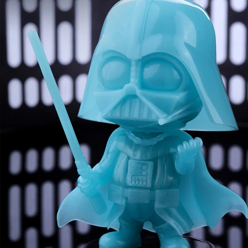 Hot Toys COSBABY Collection Darth Vader Star Wars Darth Vader Glow in The Dark Edition Chibi Figures 10cm-2