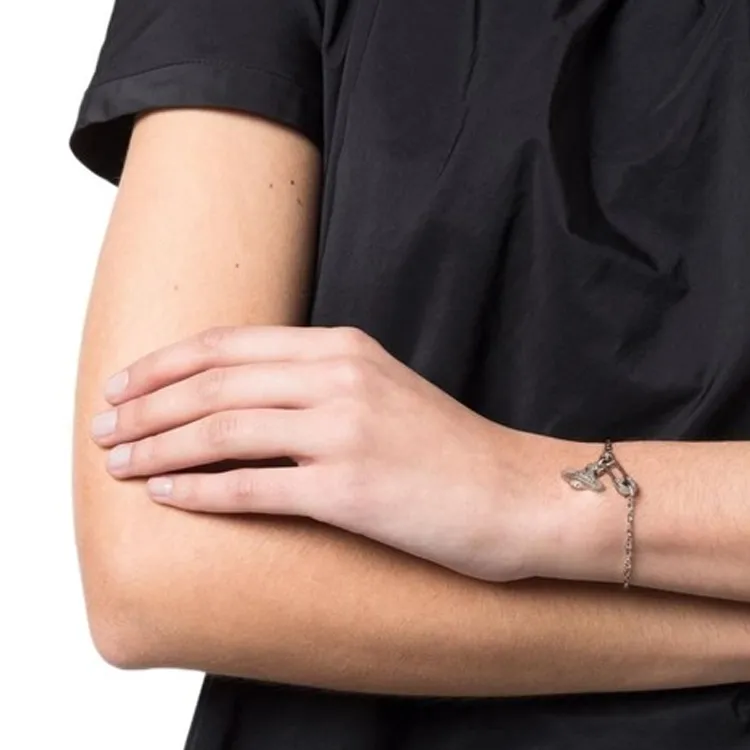 Vivienne Westwood Lucrece Paper Clip Bracelet-1