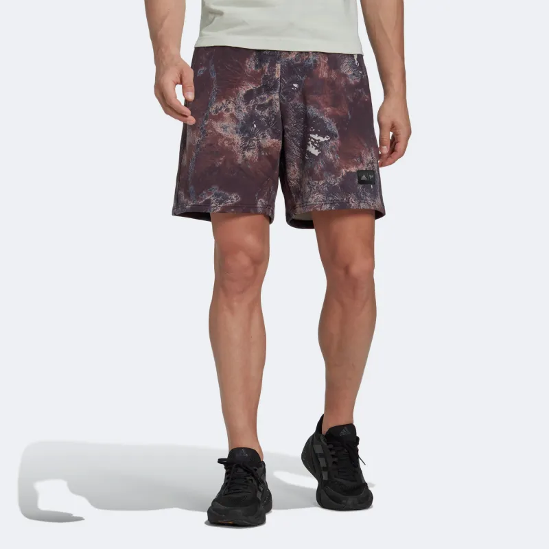 Adidas Sports Shorts Men Khaki Brown-5