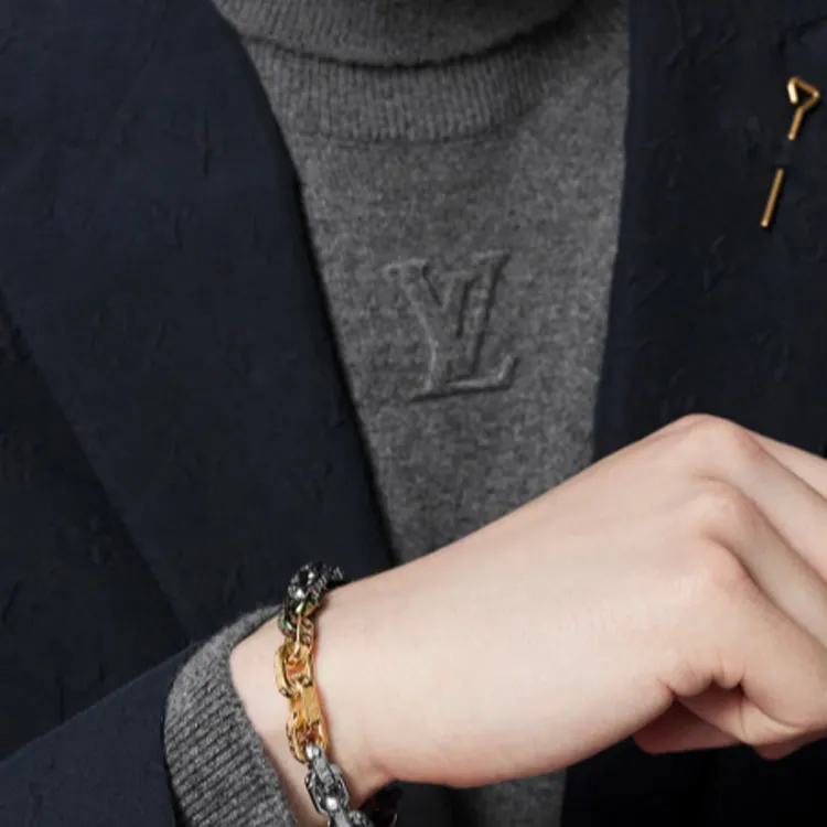 LOUIS VUITTON Metal Bracelets Men's Multicolor-2