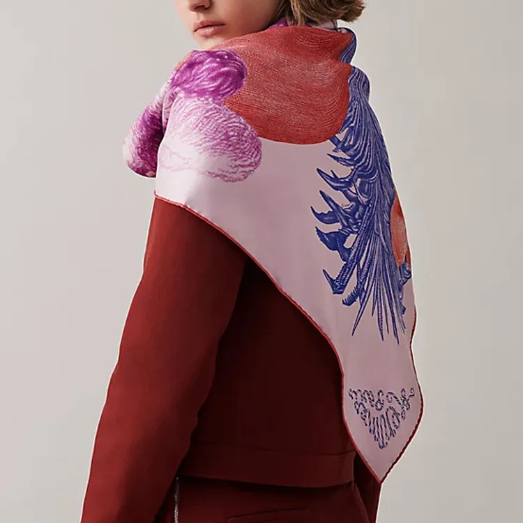 HERMES Silk Scarf Women's Multicolor-1